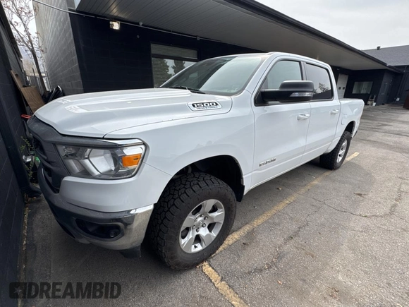 2022 Ram 1500 Big Horn with VIN 1C6SRFFT4NN464963, listed as a Copart auction lot 51288425 with 30,517 mi miles and Non repairable. Bid and sale history available at DreamBid. Image 2.