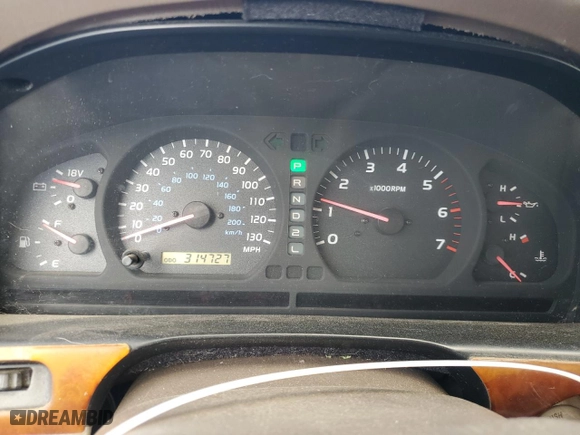 1998 Toyota Land Cruiser with VIN JT3HT05J0W0006471, listed as a Copart auction lot 49091535 with 314,727 mi miles and Salvage Title. Bid and sale history available at carsss.com. Image 9.