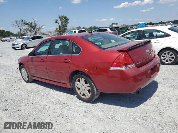 2012 Chevrolet Impala LT Retail with VIN 2G1WB5E38C1320432, listed as a Copart auction lot 54502495 with 113,217 mi miles and Salvage Title. Bid and sale history available at DreamBid. Image 2.