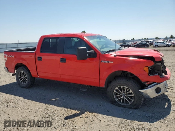 2014 Ford F-150 XL with VIN 1FTFW1EFXEKF37949, listed as a Copart auction lot 61257084 with 154,154 mi miles and Salvage Title. Bid and sale history available at carsss.com. Image 4.