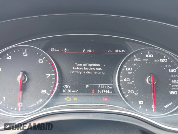 2014 Audi A6 Premium Plus with VIN WAUGFAFC1EN030278, listed as a IAAI auction lot 42776786 with 161,744 mi miles and . Bid and sale history available at DreamBid. Image 7.
