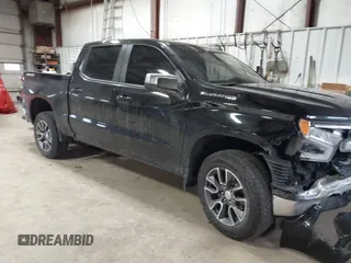 2024 Chevrolet Silverado 1500 LT with VIN 1GCPDKEKXRZ219744, listed as a IAAI auction lot 41039831 with 23,153 mi miles. Bid and sale history available at carsss.com. Image 1.