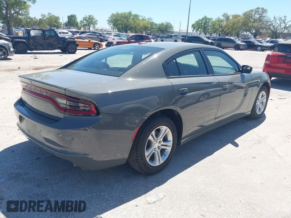 2023 Dodge Charger SXT z VIN 2C3CDXBG2PH697539, wystawiony jako IAAI lot #41812317 z przebiegiem 17 862 mil mil oraz . Historia ofert i sprzedaży dostępna na DreamBid. Obrazek 4.