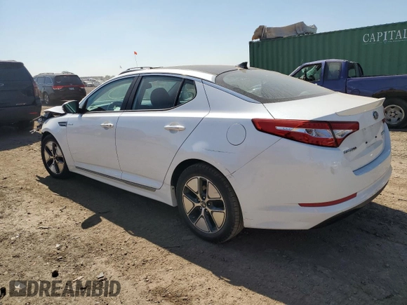 2013 Kia Optima Hybrid EX with VIN KNAGM4AD6D5039886, listed as a Copart auction lot 52507824 with 120,135 mi miles and Salvage Title. Bid and sale history available at carsss.com. Image 2.