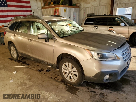 2015 Subaru Outback Premium with VIN 4S4BSACCXF3245809, listed as a Copart auction lot 44204985 with 141,267 mi miles and Salvage title. Bid and sale history available at DreamBid. Image 4.