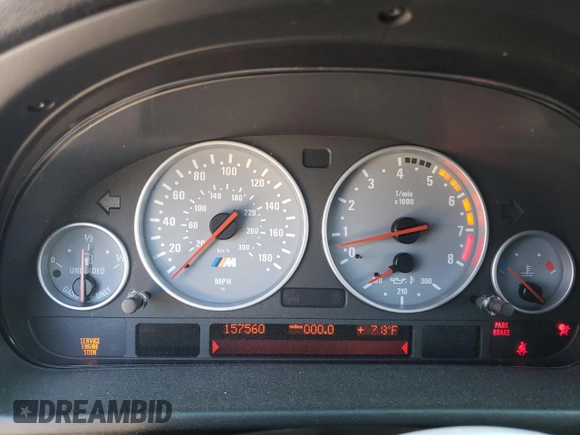 2003 BMW M5 z VIN WBSDE93463CF92363, wystawiony jako Copart lot #49098675 z przebiegiem 157 560 mil mil oraz Szkody całkowita. Historia ofert i sprzedaży dostępna na DreamBid. Obrazek 9.