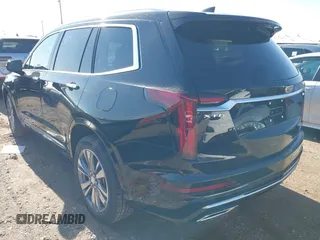 2025 Cadillac XT6 FWD Premium Luxury with VIN 1GYKPCRS1SZ118772, listed as a IAAI auction lot 41048190 with 131 mi miles. Bid and sale history available at carsss.com. Image 3.