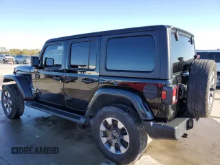 2022 Jeep Wrangler Unlimited Sahara with VIN 1C4HJXEN5NW145438, listed as a Copart auction lot 84207384 with 38,964 mi miles and Non repairable. Bid and sale history available at DreamBid. Image 2.