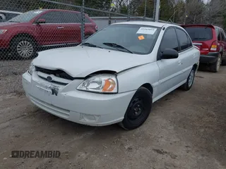 2005 Kia Rio with VIN KNADC125856400669, listed as a IAAI auction lot 41165059 with 181,338 mi miles. Bid and sale history available at carsss.com. Image 2.
