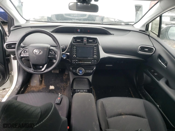 2021 Toyota Prius Prime LE with VIN JTDKAMFP2M3175212, listed as a Copart auction lot 49790125 with 41,566 mi miles and Salvage Title. Bid and sale history available at carsss.com. Image 8.