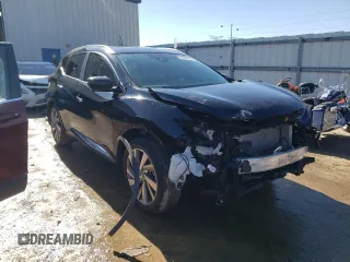 2020 Nissan Murano SL z VIN 5N1AZ2CS0LN128440, wystawiony jako Copart lot #46805115 z przebiegiem 52 188 mil mil oraz Szkoda całkowita • Salvage title. Historia ofert i sprzedaży dostępna na DreamBid. Obrazek 4.