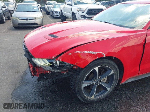 2020 Ford Mustang EcoBoost with VIN 1FA6P8TH4L5157629, listed as a IAAI auction lot 42650450 with 34,152 mi miles and . Bid and sale history available at DreamBid. Image 17.