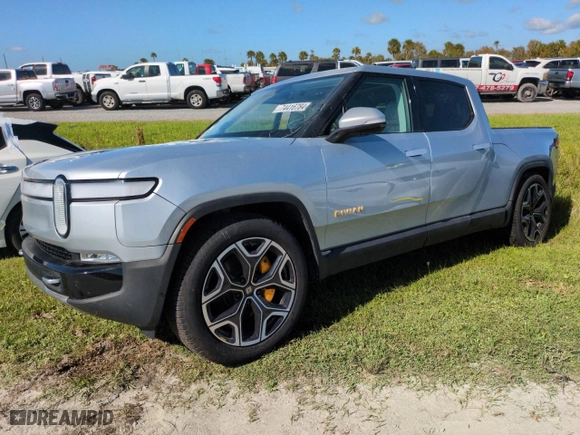2023 Rivian R1T Adventure with VIN 7FCTGAAA5PN019317, listed as a Copart auction lot 74416784 with 11,508 mi miles and Salvage Title. Bid and sale history available at carsss.com. Image 1.