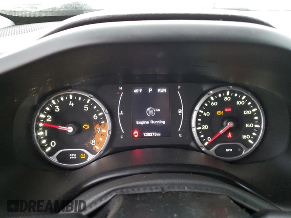 2017 Jeep Renegade Sport with VIN ZACCJAAB2HPF07830, listed as a Copart auction lot 49964105 with 128,273 mi miles and Salvage Title. Bid and sale history available at DreamBid. Image 9.
