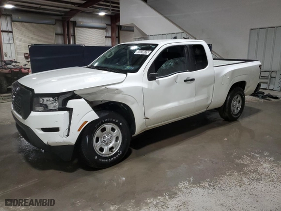 2022 Nissan Frontier S with VIN 1N6ED1CL8NN640535, listed as a Copart auction lot 52376875 with 62,620 mi miles and Clean Title. Bid and sale history available at carsss.com. Image 1.