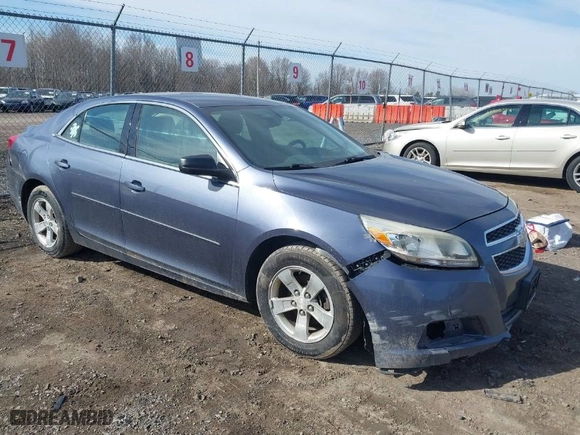 2013 Chevrolet Malibu LS with VIN 1G11B5SA9DF223781, listed as a IAAI auction lot 41811379 with 127,000 mi miles. Bid and sale history available at carsss.com. Image 1.