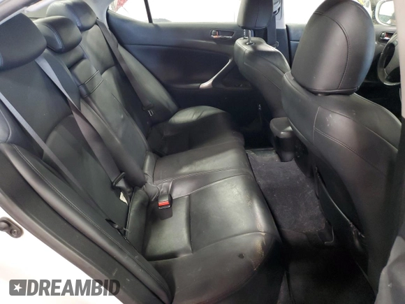 2008 Lexus IS 250 z VIN JTHCK262282025864, wystawiony jako Copart lot #56234545 z przebiegiem Nie podano mil oraz Czysty tytuł • Clean title. Historia ofert i sprzedaży dostępna na DreamBid. Obrazek 10.