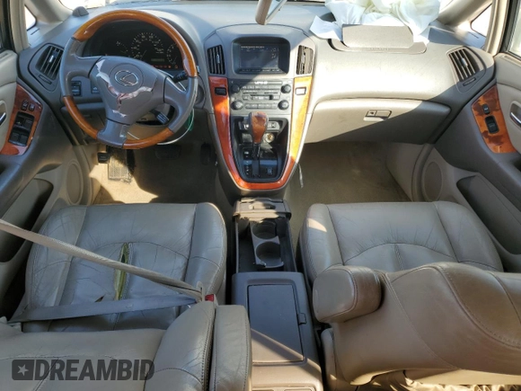 2001 Lexus RX 300 with VIN JTJHF10U410171424, listed as a Copart auction lot 46814695 with 286,938 mi miles and Salvage Title. Bid and sale history available at carsss.com. Image 8.
