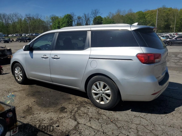 2016 Kia Sedona LX with VIN KNDMB5C11G6142216, listed as a Copart auction lot 55153245 with 124,767 mi miles and Clean Title. Bid and sale history available at DreamBid. Image 2.