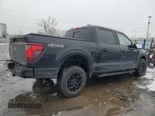 2024 Ford F-150 XLT with VIN 1FTEW3LP7RKD17872, listed as a Copart auction lot 43784075 with 28,241 mi miles and Salvage Title. Bid and sale history available at carsss.com. Image 3.