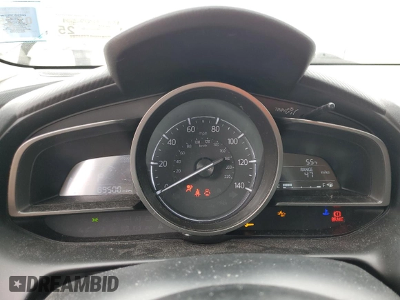 2019 Mazda CX-3 Touring with VIN JM1DKFC71K0424748, listed as a Copart auction lot 51145325 with 89,500 mi miles and Salvage Title. Bid and sale history available at DreamBid. Image 9.