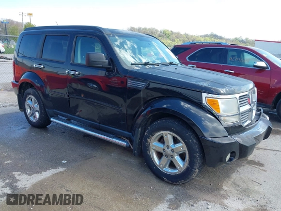 2007 Dodge Nitro SLT with VIN 1D8GU58K97W679278, listed as a IAAI auction lot 42014211 with 213,451 mi miles and . Bid and sale history available at carsss.com. Image 1.
