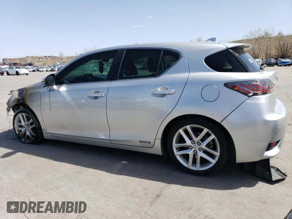 2014 Lexus CT 200h with VIN JTHKD5BH2E2194912, listed as a Copart auction lot 50872395 with Not provided miles and Salvage title. Bid and sale history available at DreamBid. Image 2.
