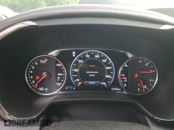 2024 Chevrolet Blazer RS with VIN 3GNKBKRS7RS121821, listed as a Copart auction lot 60870335 with 12,155 mi miles and Salvage title. Bid and sale history available at DreamBid. Image 9.