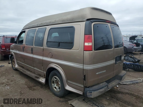 2003 Chevrolet Express Cargo YF7 Upfitter z VIN 1GBFG15T631192686, wystawiony jako Copart lot #51153725 z przebiegiem 124 227 mil mil oraz Czysty tytuł • Clean title. Historia ofert i sprzedaży dostępna na DreamBid. Obrazek 2.