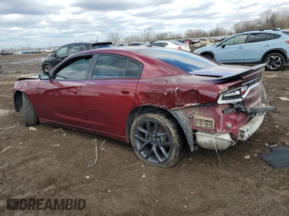 2021 Dodge Charger SXT with VIN 2C3CDXBG3MH612042, listed as a Copart auction lot 47273435 with 70,308 mi miles and Salvage Title. Bid and sale history available at carsss.com. Image 2.