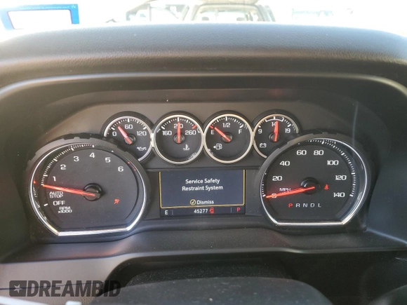 2021 Chevrolet Silverado 1500 RST with VIN 1GCPWDED6MZ174009, listed as a Copart auction lot 85720454 with 45,277 mi miles and Salvage Title. Bid and sale history available at carsss.com. Image 9.