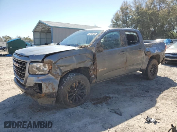 2022 GMC Canyon 2WD Elevation with VIN 1GTG5CEN8N1236953, listed as a Copart auction lot 48746705 with 39,111 mi miles and Non Repairable. Bid and sale history available at carsss.com. Image 1.