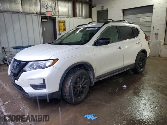 2018 Nissan Rogue SV with VIN 5N1AT2MV5JC819711, listed as a Copart auction lot 51777755 with 70,777 mi miles and Salvage Title. Bid and sale history available at carsss.com. Image 1.