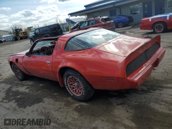1980 Pontiac Firebird с VIN 2W87WAN106269, выставлен на аукционе Copart как лот 52419195 с пробегом 95 865 миль миль и Списание • Salvage title. История ставок и продаж доступна на DreamBid. Изображение 2.