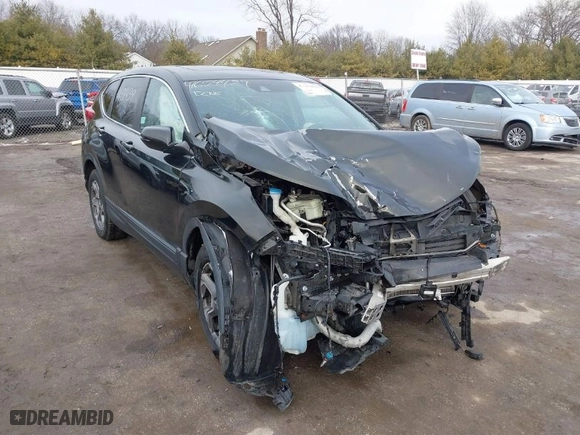 2018 Honda CR-V EX with VIN 7FARW2H51JE030696, listed as a IAAI auction lot 41654439 with 92,705 mi miles. Bid and sale history available at carsss.com. Image 1.