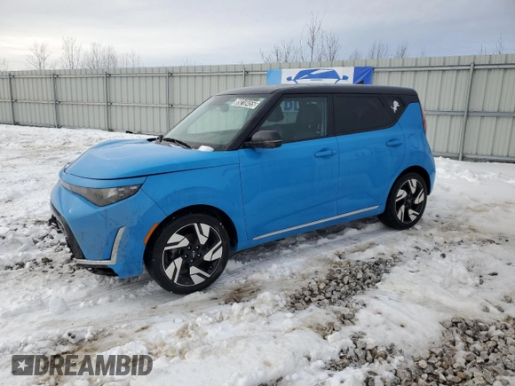 2023 Kia Soul GT-Line with VIN KNDJ53AU6P7211469, listed as a Copart auction lot 89218455 with 47,818 mi miles and Clean Title. Bid and sale history available at carsss.com. Image 1.