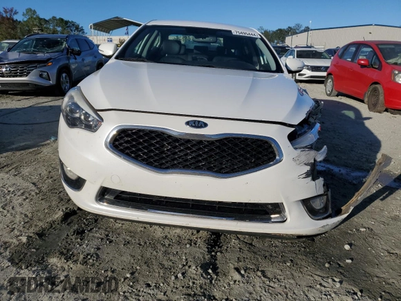 2015 Kia Cadenza Premium with VIN KNALN4D7XF5195059, listed as a Copart auction lot 75495444 with 114,742 mi miles and Salvage Title. Bid and sale history available at carsss.com. Image 5.