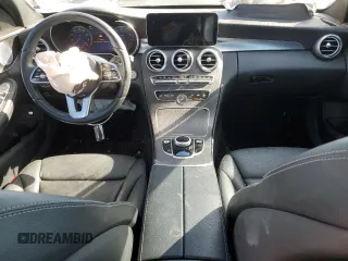 2021 Mercedes-Benz C 300 with VIN W1KWF8EB9MR646467, listed as a Copart auction lot 45903255 with 42,663 mi miles and Salvage Title. Bid and sale history available at carsss.com. Image 8.