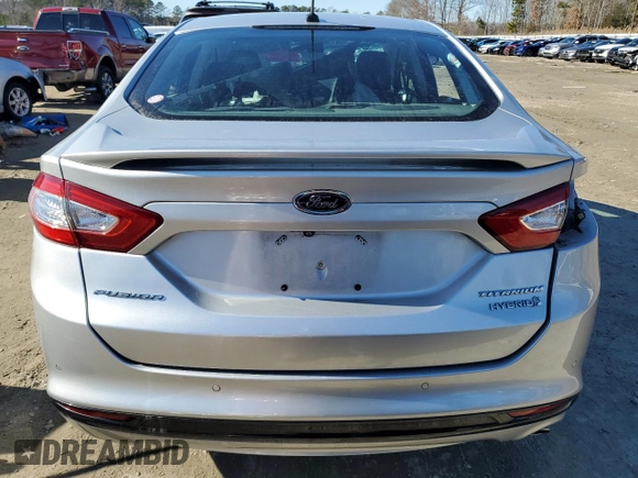 2016 Ford Fusion Titanium Hybrid with VIN 3FA6P0RU9GR387322, listed as a Copart auction lot 88020165 with 142,075 mi miles and Clean Title. Bid and sale history available at carsss.com. Image 6.