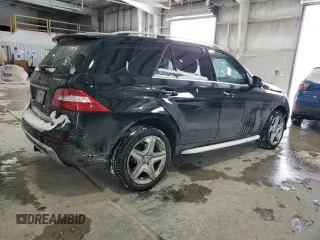 2014 Mercedes-Benz M 550 with VIN 4JGDA7DB2EA277068, listed as a Copart auction lot 45890855 with 90,006 mi miles and Salvage Title. Bid and sale history available at carsss.com. Image 3.