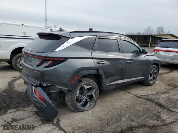 2022 Hyundai Tucson Hybrid SEL Convenience with VIN KM8JFCA1XNU039671, listed as a Copart auction lot 46140935 with 57,625 mi miles and Salvage Title. Bid and sale history available at carsss.com. Image 3.