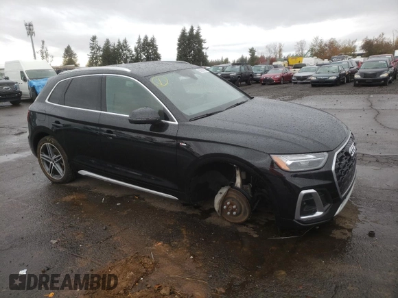 2021 Audi Q5 Premium Plus with VIN WA1E2AFY9M2039628, listed as a Copart auction lot 68333322 with 21,839 mi miles. Bid and sale history available at carsss.com. Image 4.