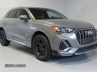 2021 Audi Q3 S line Premium with VIN WA1DECF39M1153959, listed as a Copart auction lot 55340785 with 30,830 mi miles and Salvage Title. Bid and sale history available at carsss.com. Image 1.