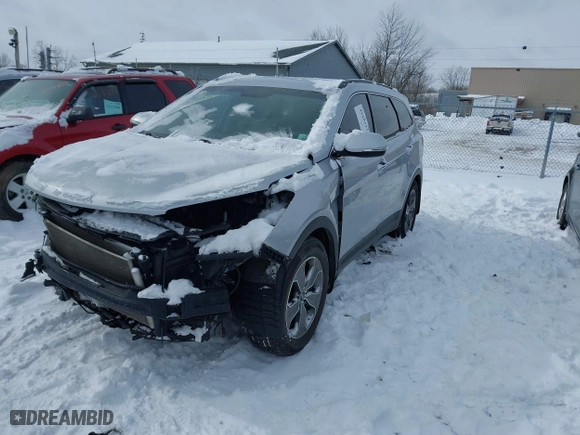 2014 Hyundai Santa Fe Limited with VIN KM8SN4HF9EU063913, listed as a IAAI auction lot 41603328 with 141,580 mi miles. Bid and sale history available at carsss.com. Image 18.