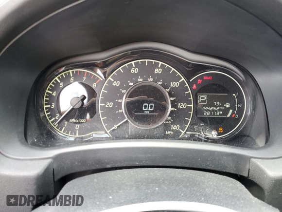 2016 Nissan Note S with VIN 3N1CE2CPXGL395968, listed as a Copart auction lot 58583725 with 144,252 mi miles and Salvage title. Bid and sale history available at DreamBid. Image 9.