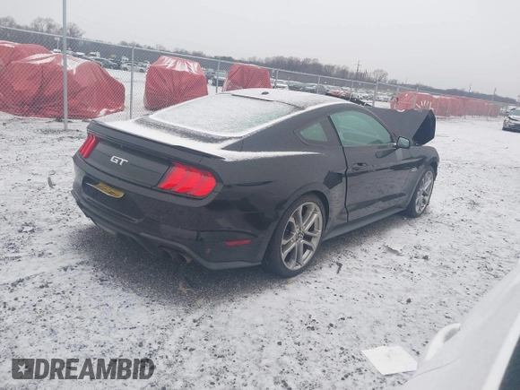 2019 Ford Mustang GT with VIN 1FA6P8CF0K5141232, listed as a IAAI auction lot 41171329 with 87,015 mi miles and . Bid and sale history available at carsss.com. Image 4.
