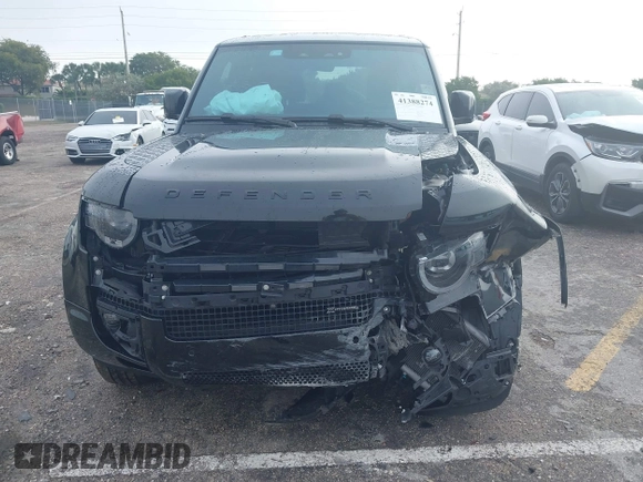 2023 Land Rover Defender X-Dynamic SE with VIN SALE27EU3P2185303, listed as a IAAI auction lot 41388274 with 18,803 mi miles and . Bid and sale history available at DreamBid. Image 6.