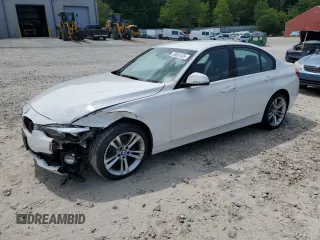 2016 BMW 3 Series 328i xDrive with VIN WBA8E3G54GNU01701, listed as a Copart auction lot 59081435 with 86,316 mi miles and Salvage title. Bid and sale history available at DreamBid. Image 1.