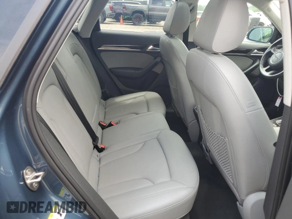2017 Audi Q3 Premium Plus with VIN WA1JCCFS8HR001985, listed as a Copart auction lot 56970055 with 47,091 mi miles and Salvage title. Bid and sale history available at DreamBid. Image 10.