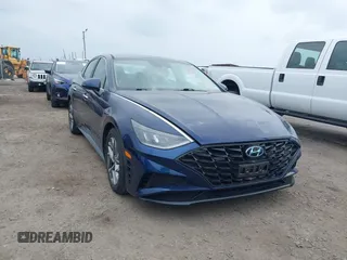 2020 Hyundai Sonata SEL z VIN 5NPEF4JA3LH001993, wystawiony jako IAAI lot #41952765 z przebiegiem 46 499 mil mil oraz . Historia ofert i sprzedaży dostępna na DreamBid. Obrazek 1.